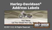 Harley Davidson Address Labels on sale at Checks Unlimited